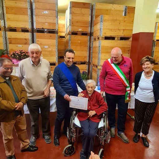 I festeggiamenti di Giuseppina Olivieri
