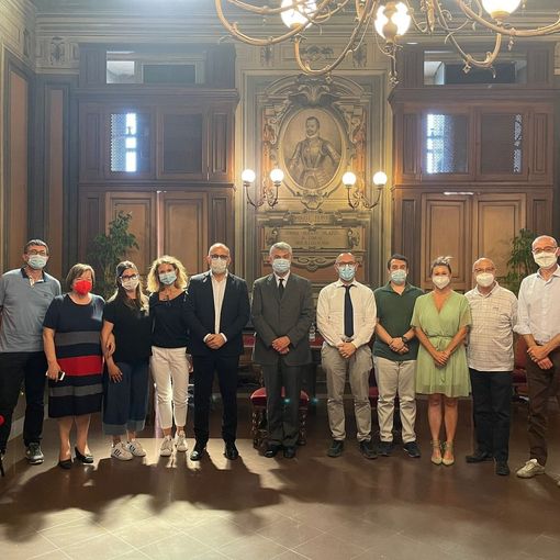 Ricevuto in Municipio il procuratore Perduca, prossimo al pensionamento