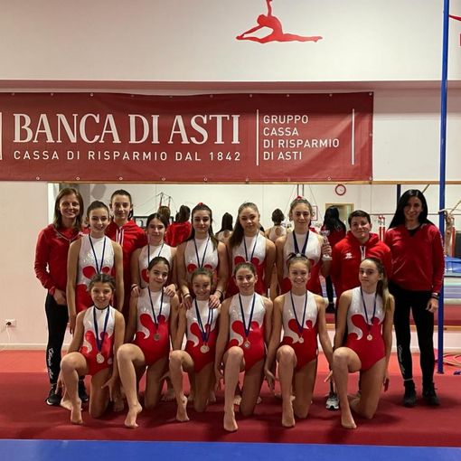 Campionato nazionale di ginnastica artistica femminile: i risultati dell'Olimpia Asti