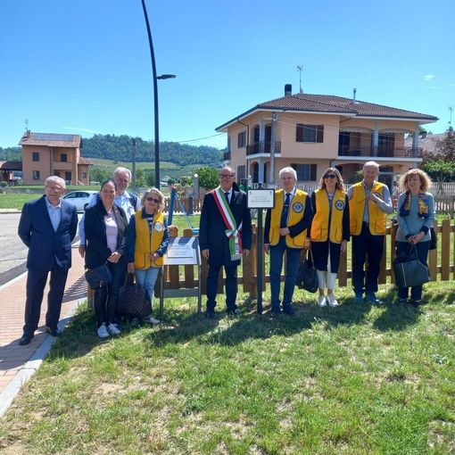A Motta di Costigliole piantumati diversi alberi grazie al contributo del Lions Club