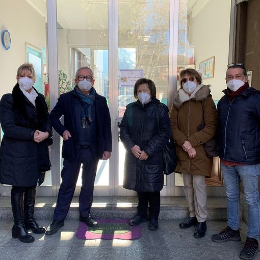 Nella foto, da sinistra a destra: Caterina Calabrese, Flavio Boraso, Mariangela Cotto, Paola Imarisio e Roberto Zanna