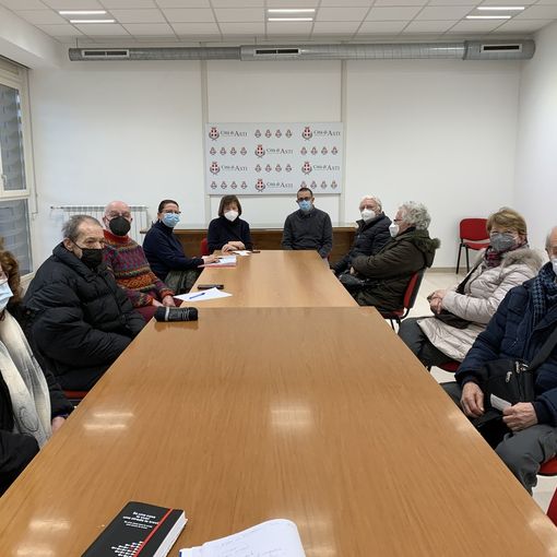 Nella foto, da sinistra: Raffaella Cervellino,Giordano Alfredo, Fulvio Mortara, Silvana Saglietti, Mariangela Cotto, Roberto Giolito, Armando Carniato, Cristina Rollo, Piermaria Nosenzo e Giuseppe Nosenzo