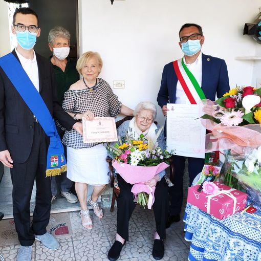 Moasca festeggia i 100 anni di Edera Scaglione