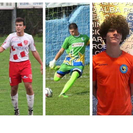 Da sinistra: Luca Freschi, Gioele Zeggio e Valerio Repetto