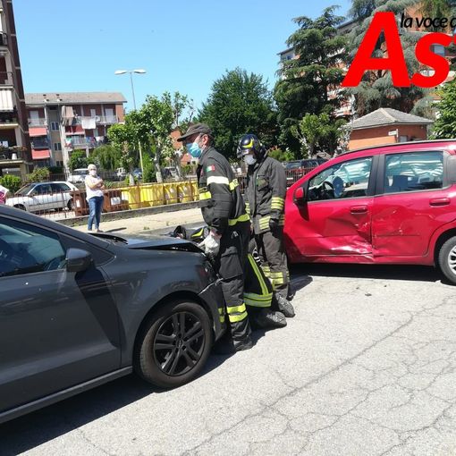 Immagini dell'incidente di via Ungaretti