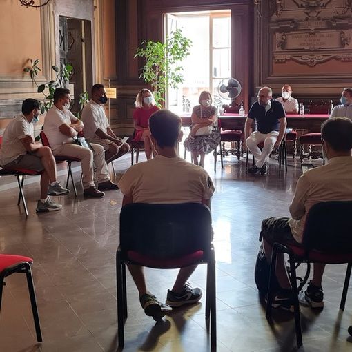 Cittadini afghani ricevuti in Municipio ad Asti