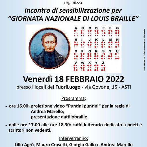 La locandina dell'iniziativa