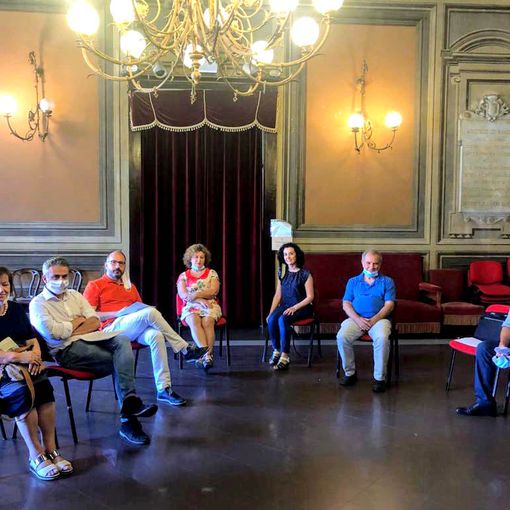 Un momento dell'incontro svoltosi in Comune ad Asti
