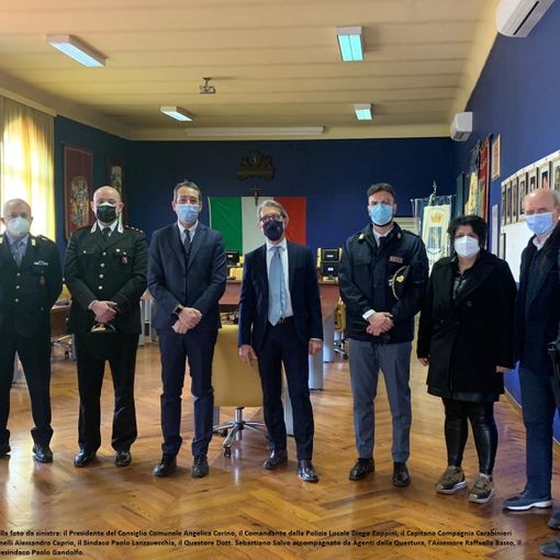 Un momento dell'incontro avuto la scorsa settimana con l'Amministrazione comunale di Canelli