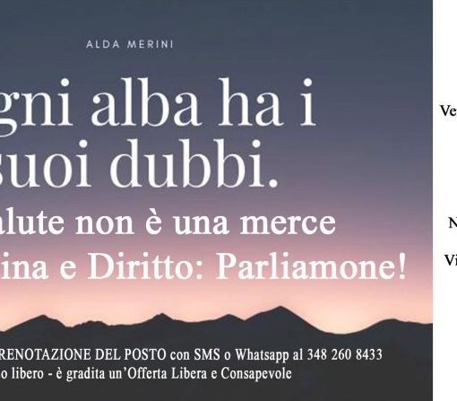 Al Circolo Nosenzo si discuterà di vaccini e libertà di scelta terapeutica