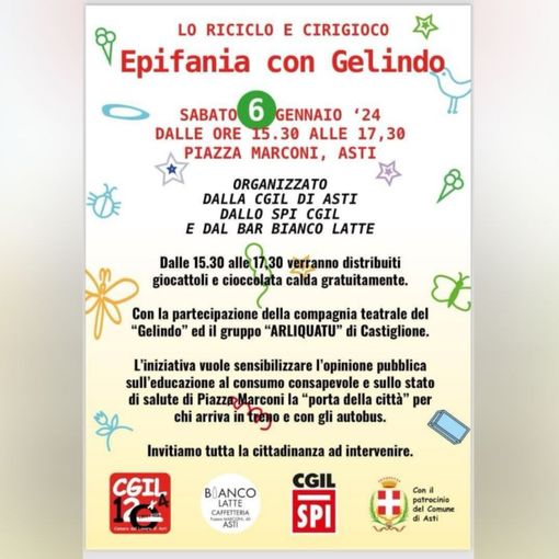 Un’Epifania solidale e sostenibile con Gelindo e i giochi usati