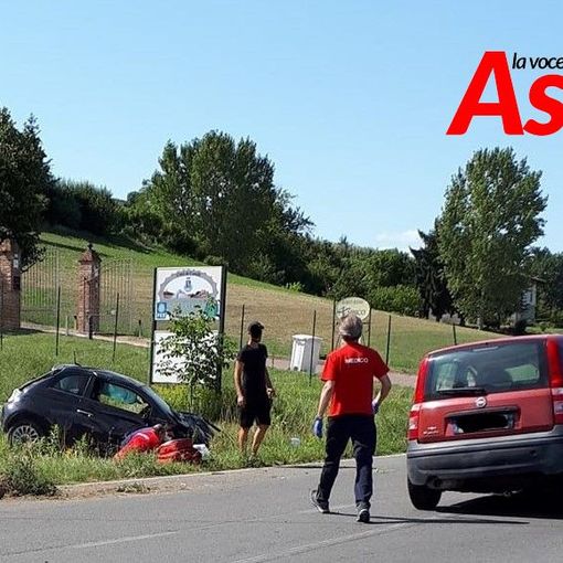 Canelli: due persone in codice rosso dopo un frontale in regione San Giovanni