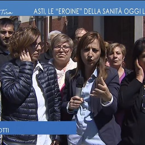 Screenshot tratti dalla trasmissione &quot;L'aria che tira&quot;