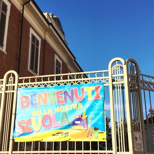 L'ingresso della scuola dell'infanzia villafranchese