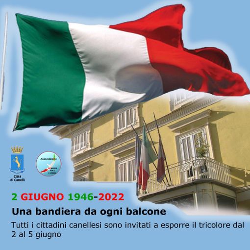 Anche quest'anno torna l'iniziativa “Una bandiera da ogni balcone&quot;, firmata Memoria Viva Canelli