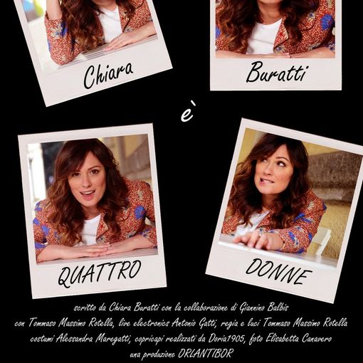 A Calosso, &quot;Quattro donne&quot; con Chiara Buratti, sabato otto agosto alle 21