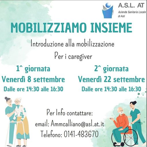 Cure Domiciliari: a Calliano 2 appuntamenti formativi per la gestione dei disabili motori