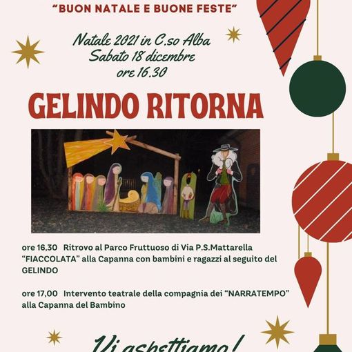 La locandina dell'appuntamento in programma sabato in corso Alba