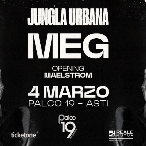 La locandina del concerto che MEG terrà al Palco 19 il prossimo 4 marzo
