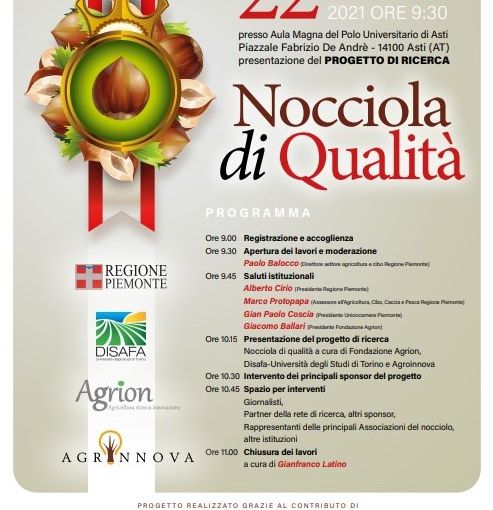 La locandina dell'appuntamento in programma venerdì prossimo nell'Aula Magna dell'Università di Asti