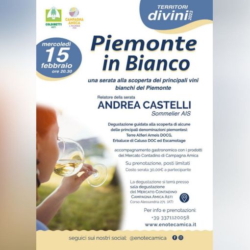 La locandina della degustazione
