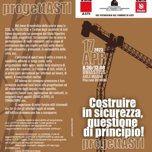 La locandina del convegno
