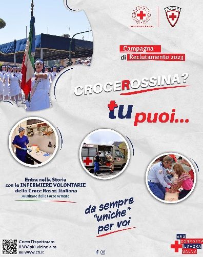 La locandina di reclutamento
