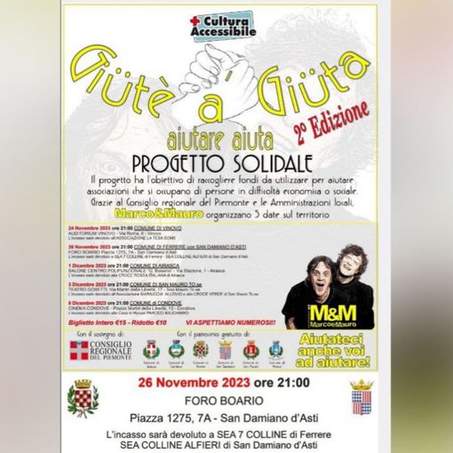 San Damiano: settimane fitte di eventi tra arte, musica e progetti solidali