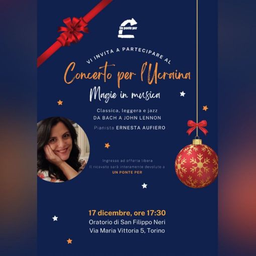 La locandina del concerto della pianista astigiana