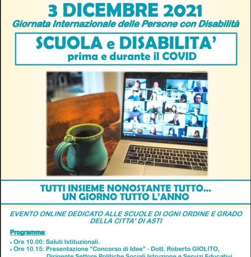La locandina dell'incontro online