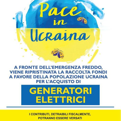 La locandina della raccolta fondi
