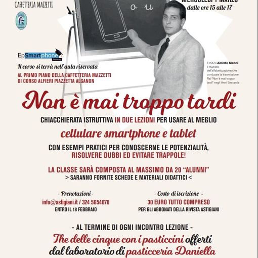 La locandina dell'iniziativa
