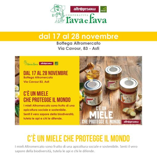 Il miele protagonista alla Bottega Rava e Fava di Asti