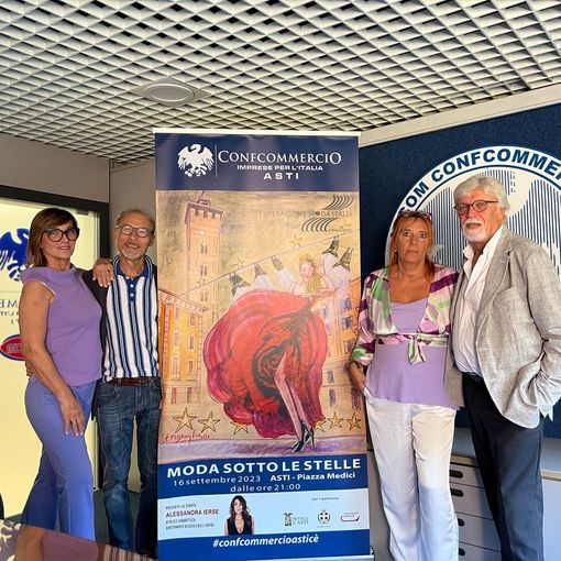 Il maestro Pinsoglio e i vertici di Confcommercio