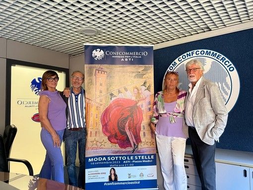 Il maestro Pinsoglio e i vertici di Confcommercio