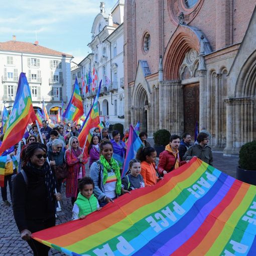 Galleria fotografica del corteo per la pace, immagini a cura di Merfephoto - Efrem Zanchettin