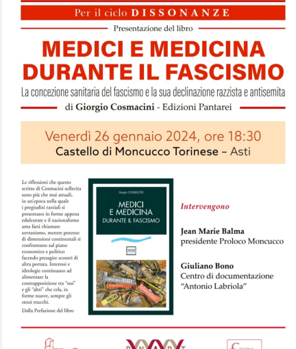 La locandina della presentazione