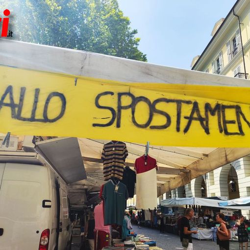 Mercato di Asti: ancora tumulti degli ambulanti sullo spostamento anticipato in piazza del Palio [VIDEOINTERVISTA]