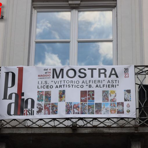 Palio: nell'androne del Municipio di Asti, la mostra realizzata dagli studenti del liceo artistico [FOTOGALLERY]
