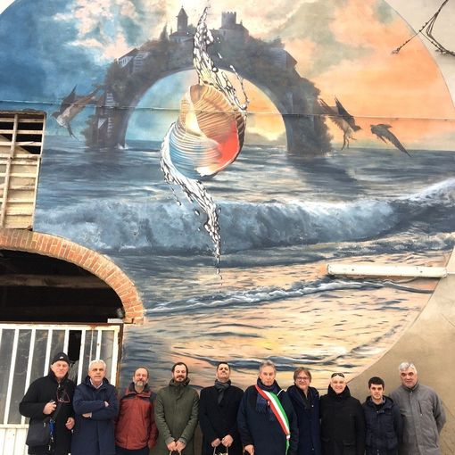 L'inaugurazione del murale di Castellero (2022)