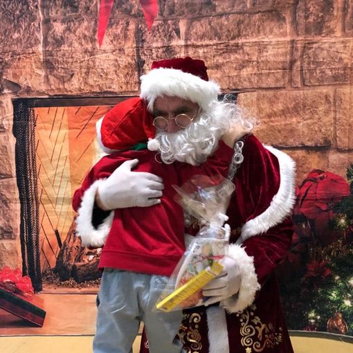Alcune immagini (le restanti a fine articolo) delle visite del Babbo Natale del Cielo di Matteo