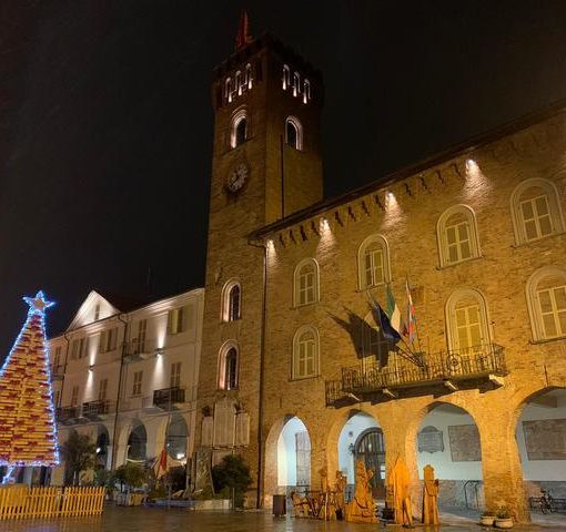 Immagine d'archivio di un precedente allestimento natalizio nicese