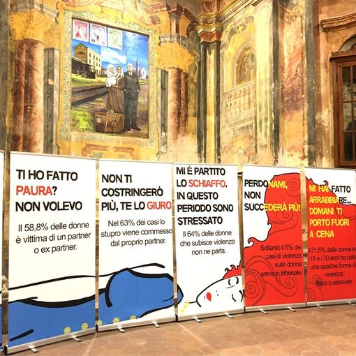 Scorcio della mostra a Villanova (Confraternita dell'Annunziata)