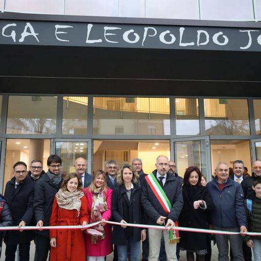 L'inaugurazione della scuola Jona nel 2023 (Merphefoto)
