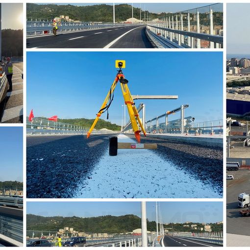 Un 'giro' sul nuovo ponte San Giorgio a Genova: ricordando le vittime. Lunedì l'inaugurazione (FOTO E VIDEO)