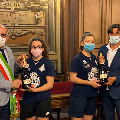 Ricevute in Municipio le squadre under 15 e 17 della Play Asti Volley