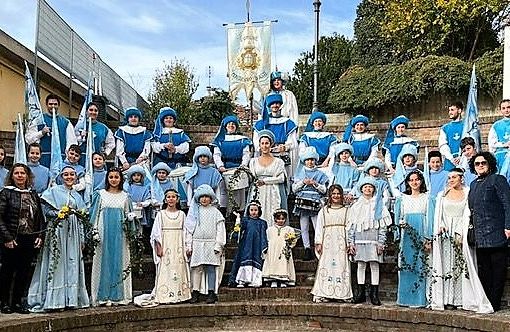 Il gruppo montechiarese al Palio di Asti
