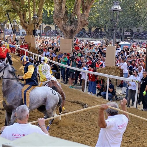 Alcune immagini (Ph. Merfephoto - Efrem Zanchettin) della partenza contestata dal Borgo San Marzanotto