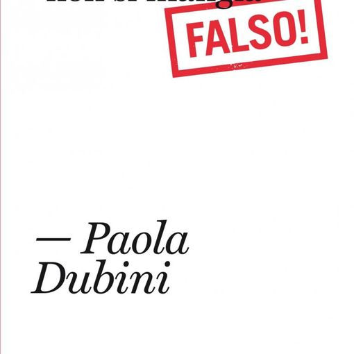 La copertina del libro di Paola Dubini
