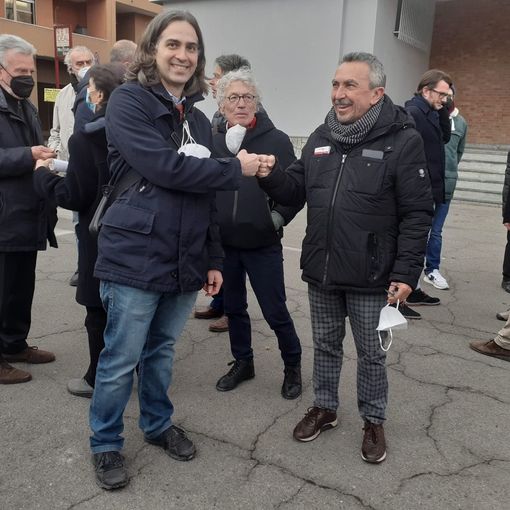 Amministrative 2022: il parlamentare astigiano Paolo Romano ha portato il suo appoggio al candidato sindaco Paolo Crivelli